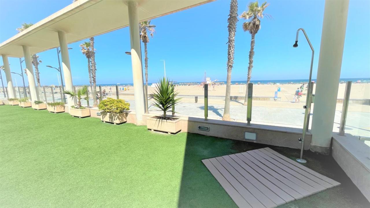 Beach Valencia Luxury A40-35 Apartment With Terrace And Sea Views Zewnętrze zdjęcie