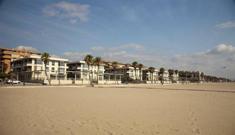 Beach Valencia Luxury A40-35 Apartment With Terrace And Sea Views Zewnętrze zdjęcie