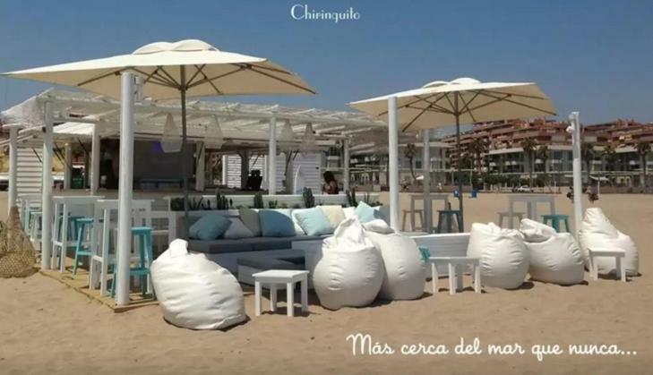 Beach Valencia Luxury A40-35 Apartment With Terrace And Sea Views Zewnętrze zdjęcie
